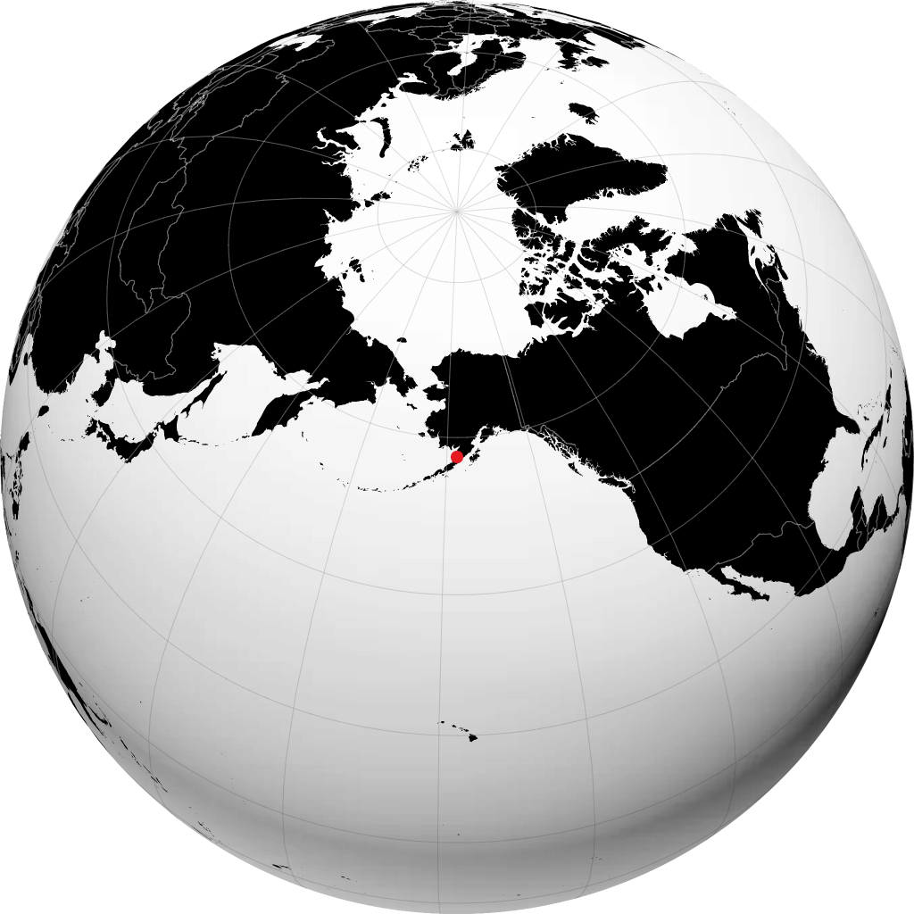 Pilot Point sur le globe