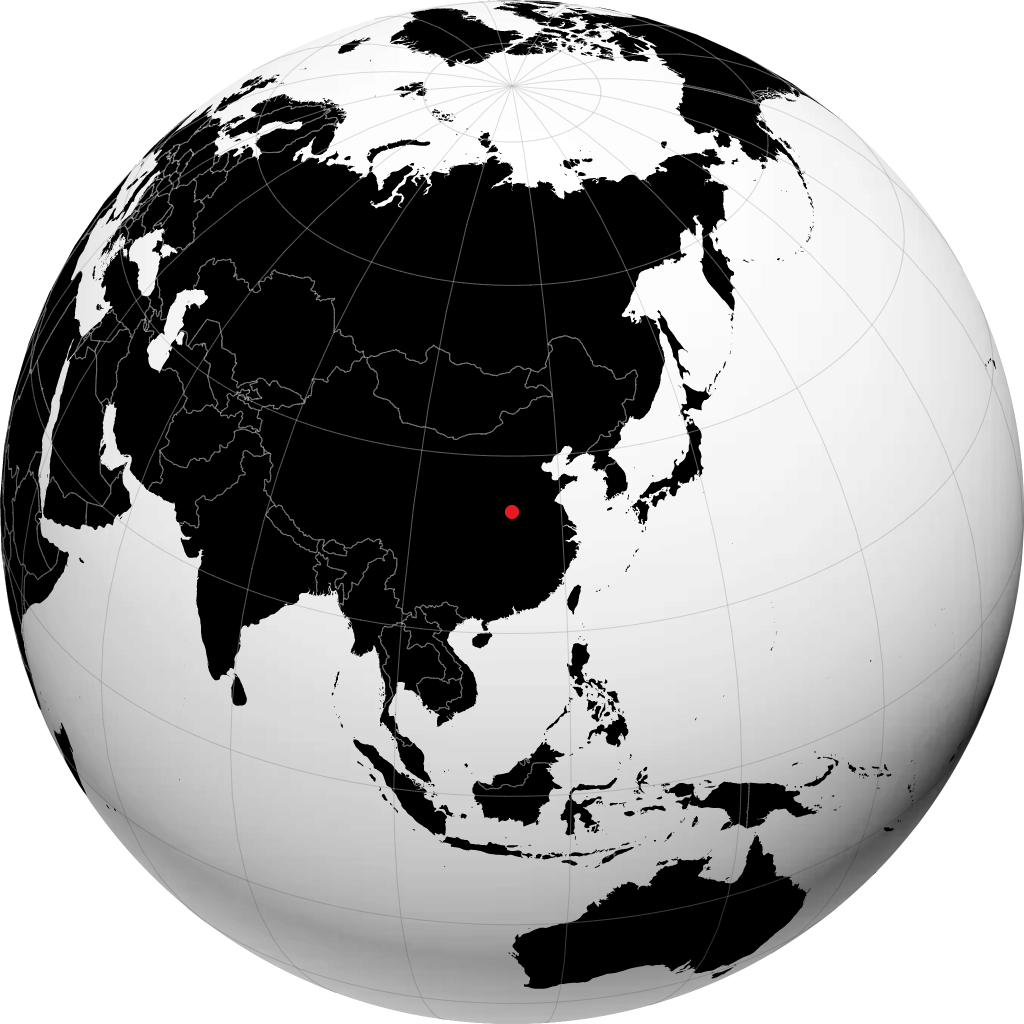 Pingdingshan sur le globe