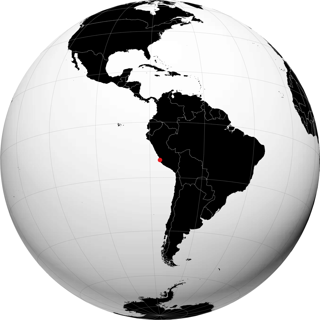 Pisco sur le globe