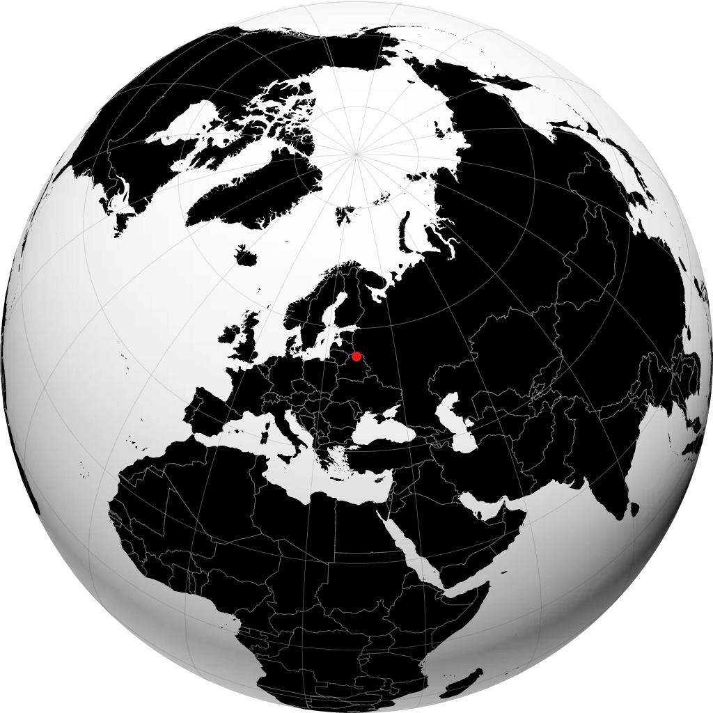 Polatsk sur le globe