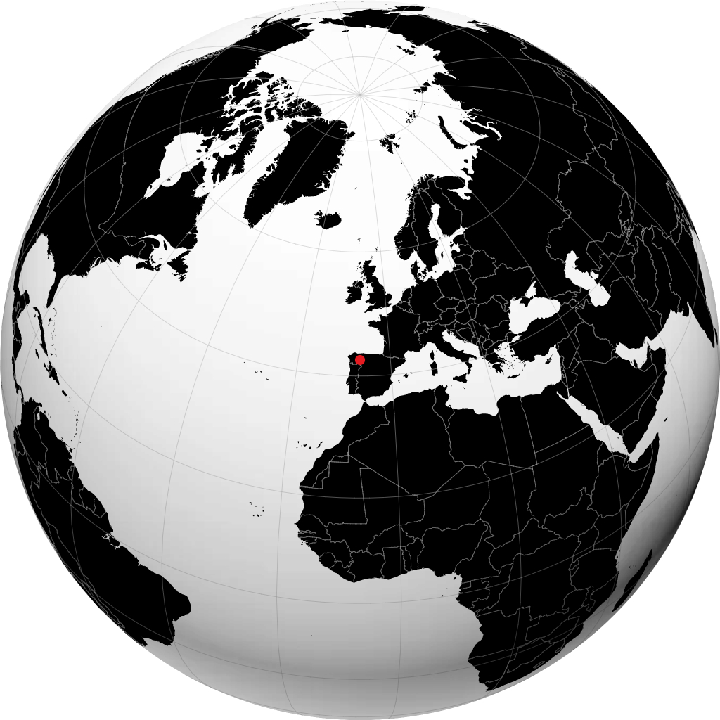 Ponferrada sur le globe