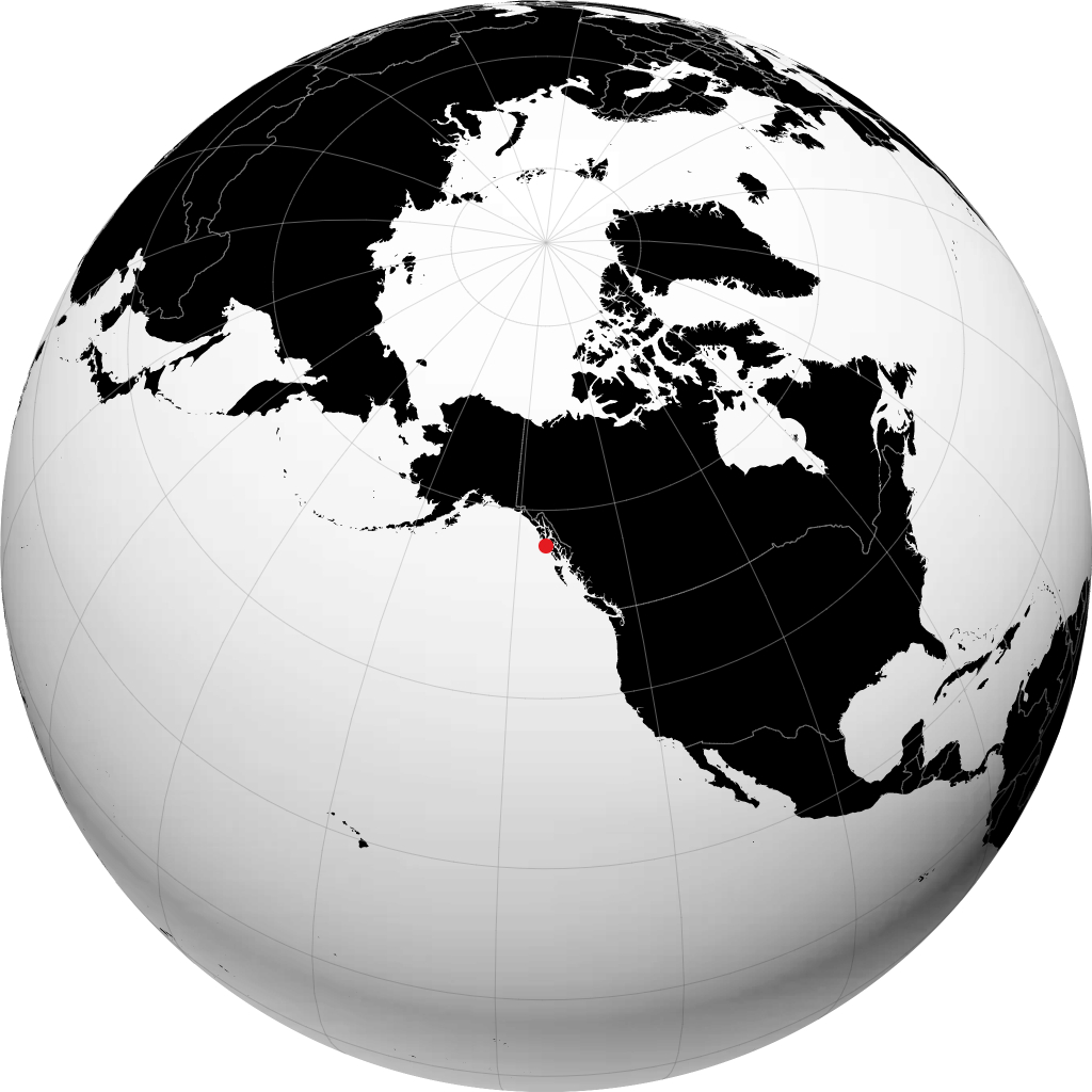 Port Alexander sur le globe