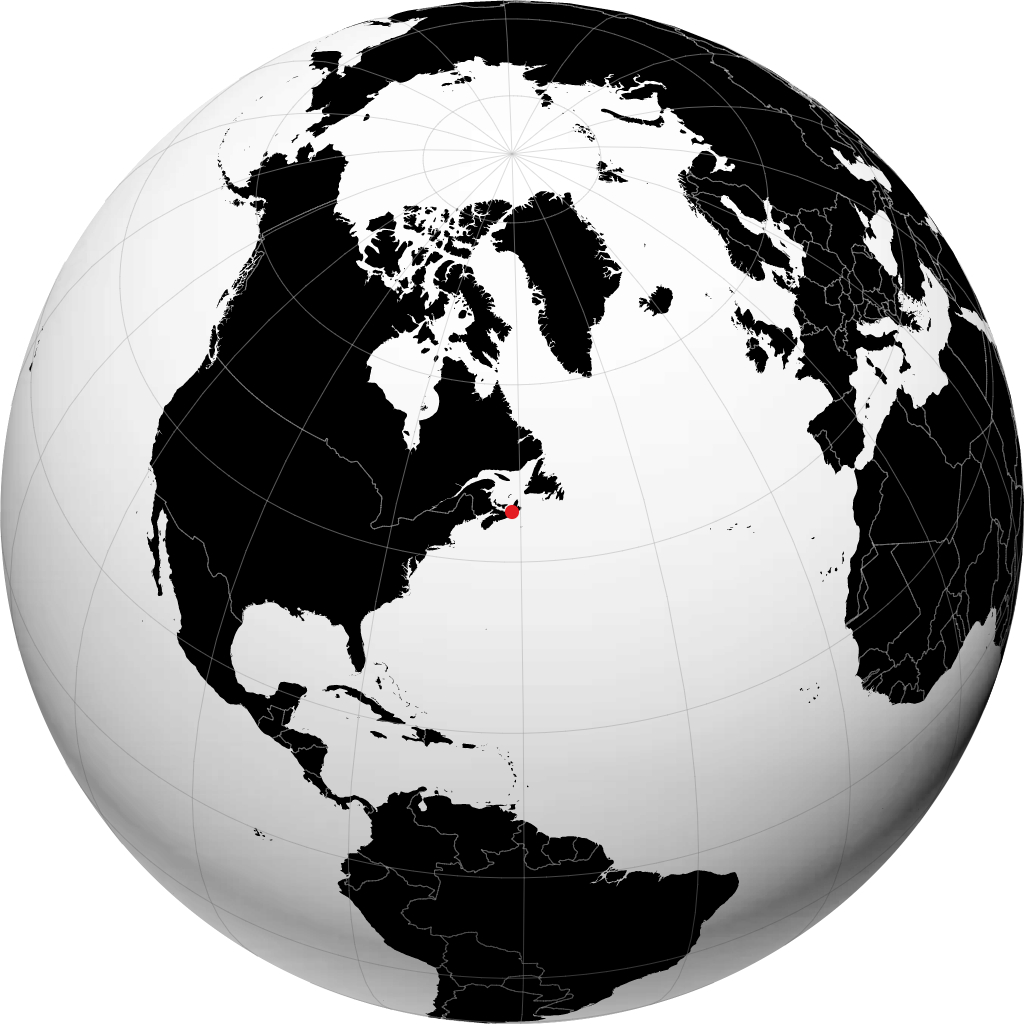 Port Hawkesbury sur le globe