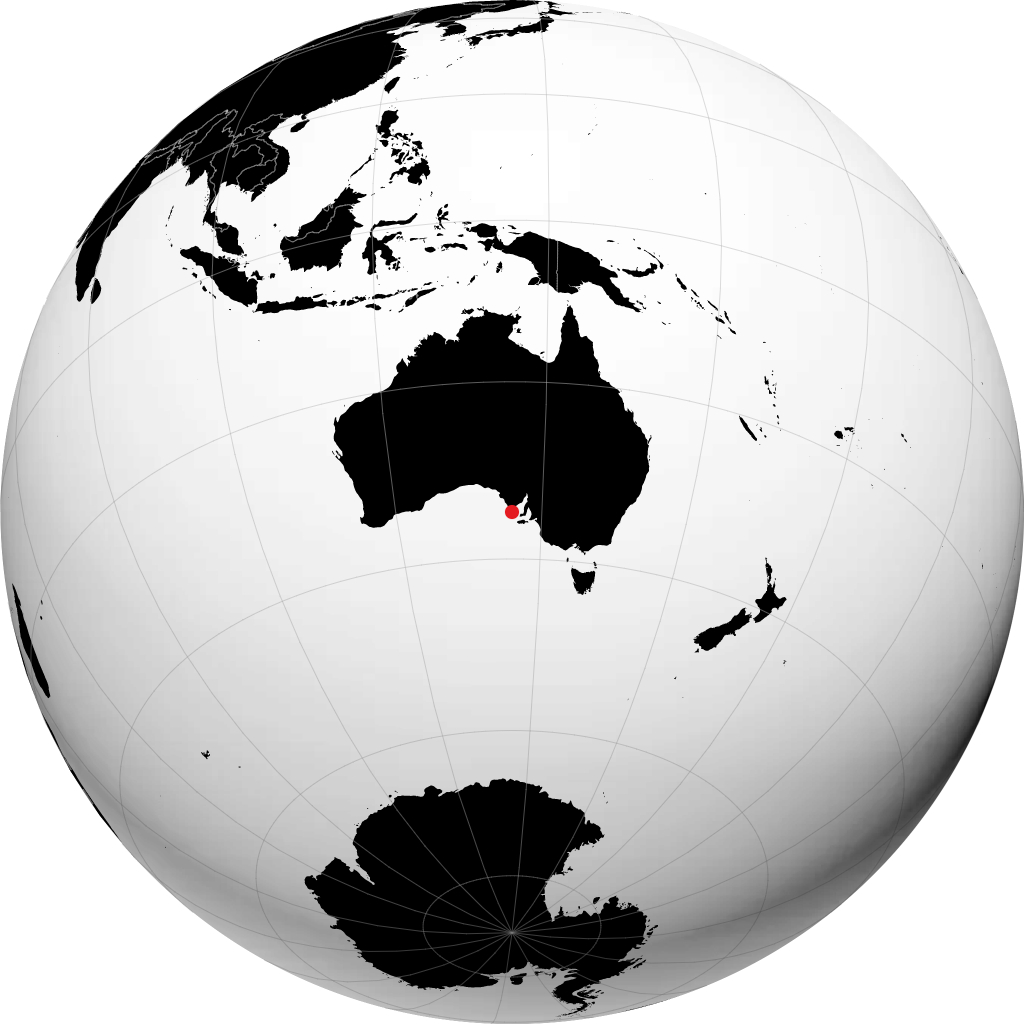 Port Lincoln sur le globe