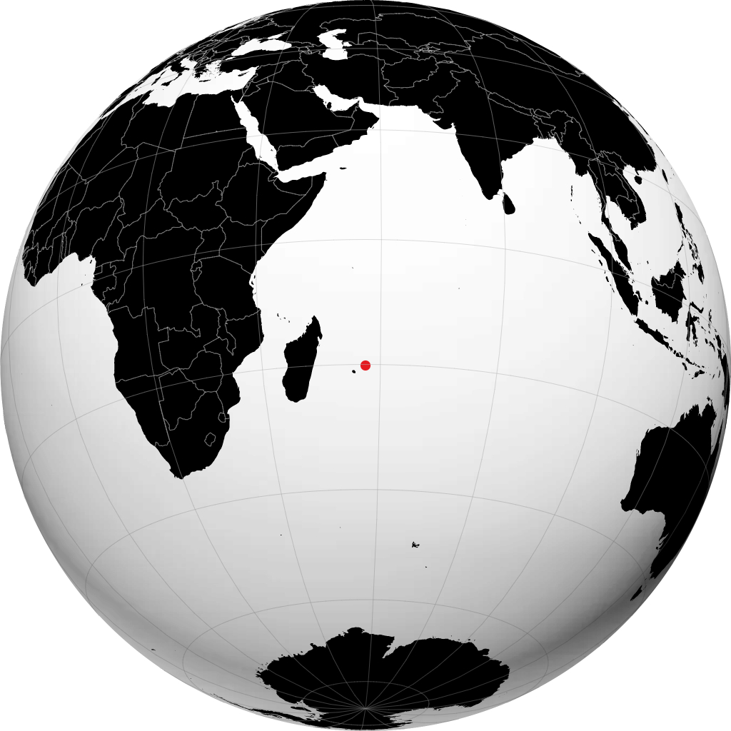 Port-Louis sur le globe