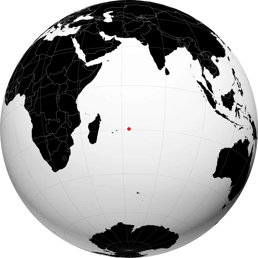 Port Mathurin sur le globe