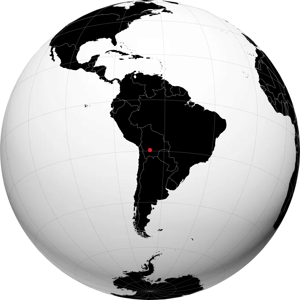 Potosí sur le globe
