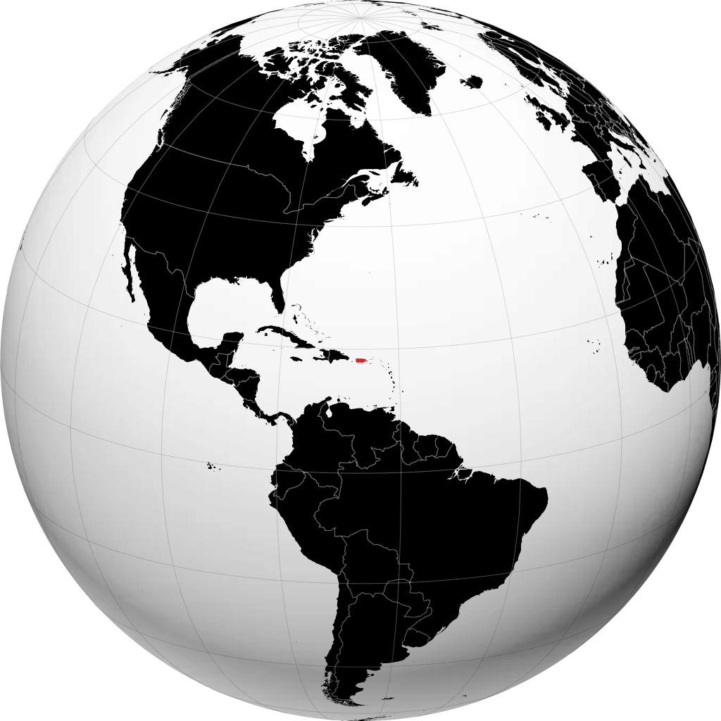 Porto Rico sur le globe