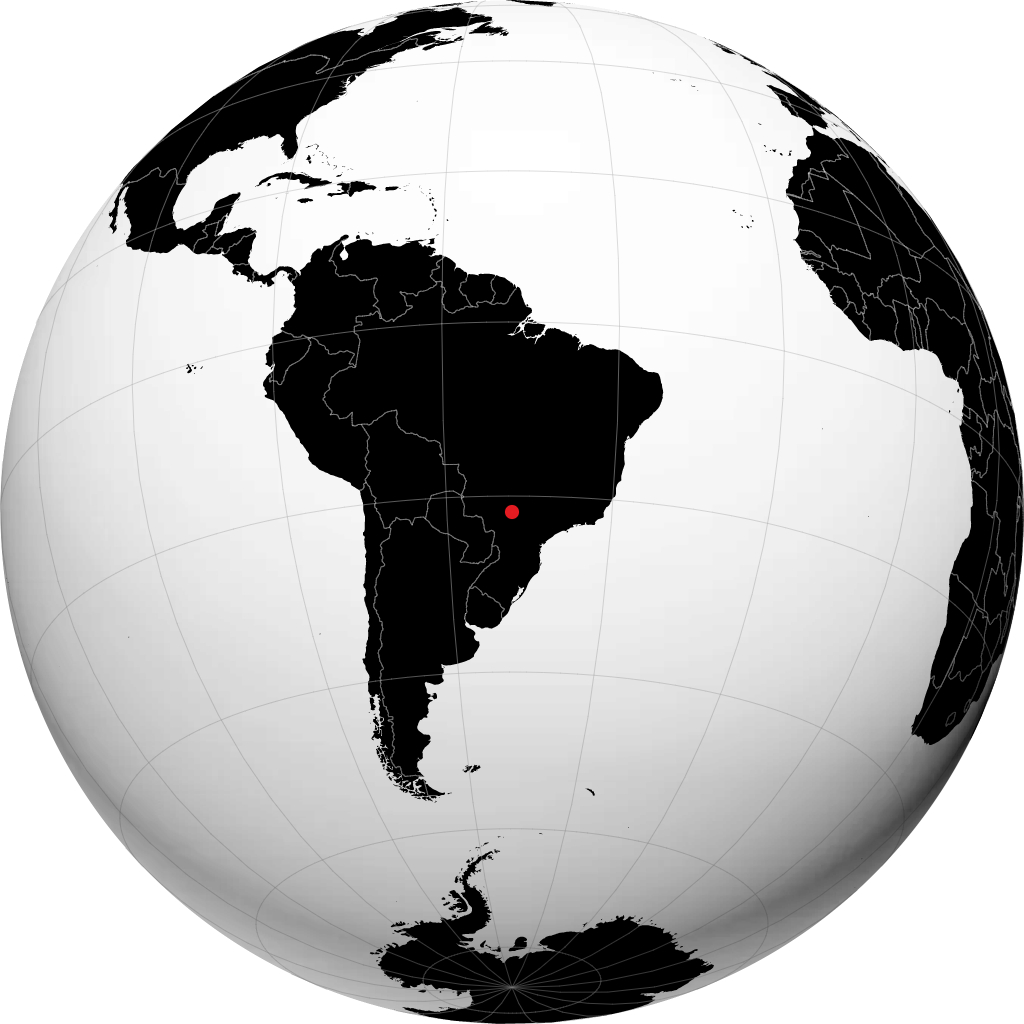 Presidente Epitacio sur le globe
