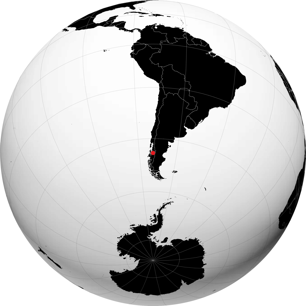 Puerto Aisén sur le globe