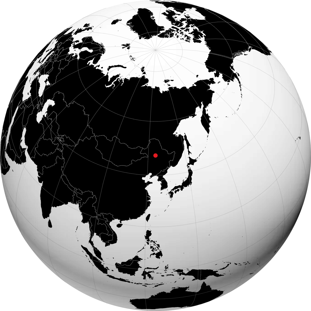Qiqihar sur le globe