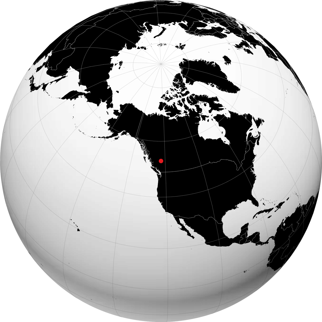 Quesnel sur le globe