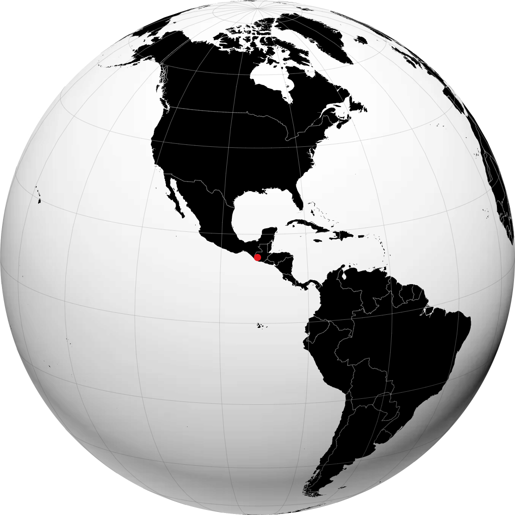 Quetzaltenango sur le globe