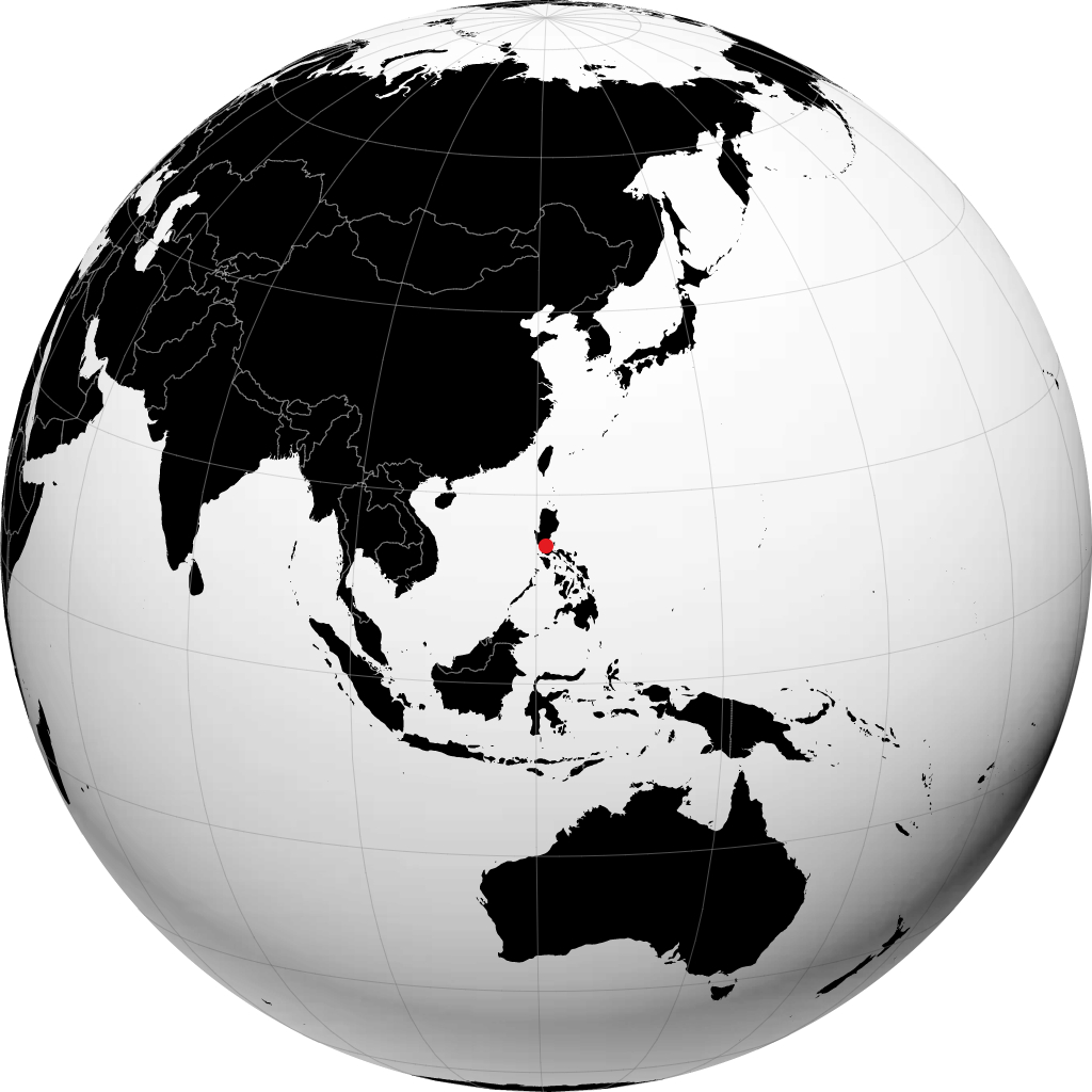 Quezon City sur le globe