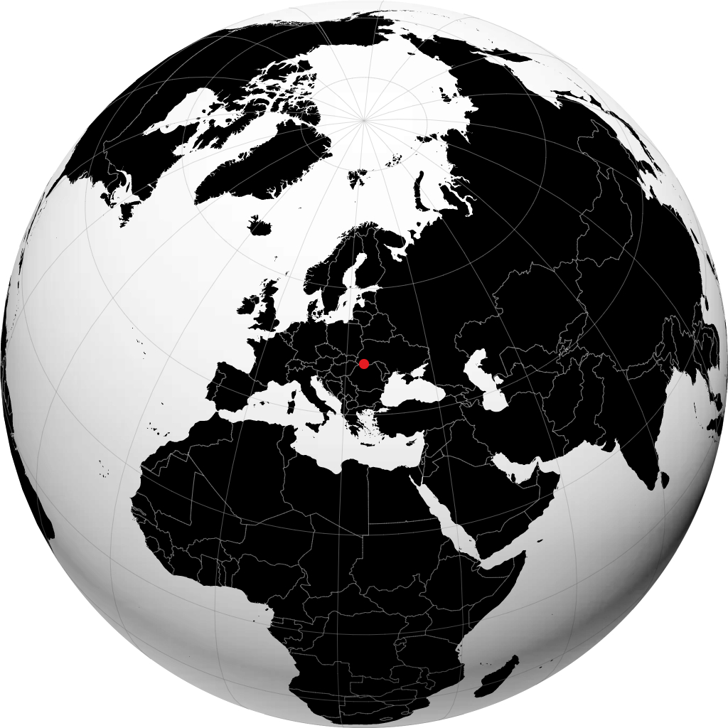 Rakhiv sur le globe