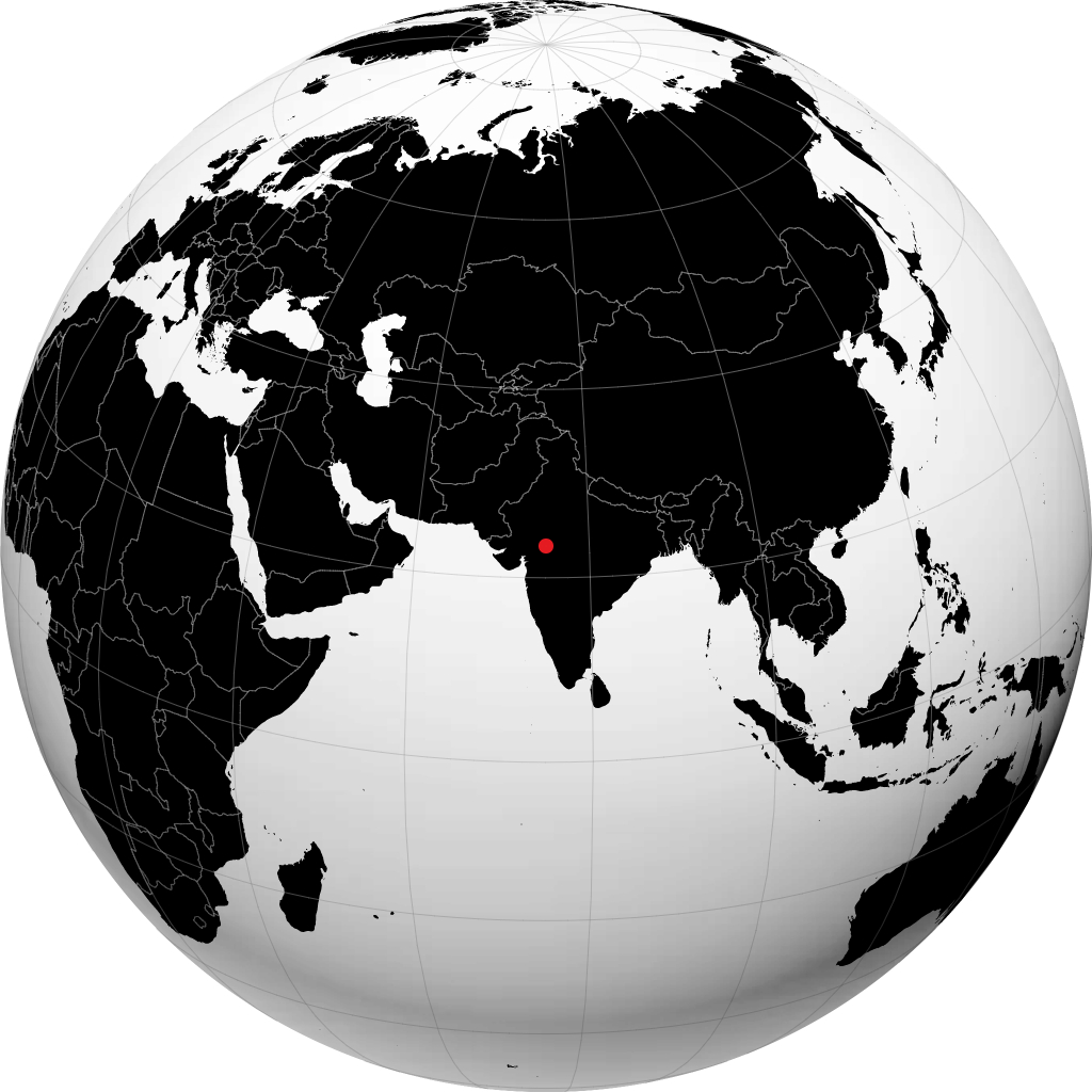 Ratlam sur le globe