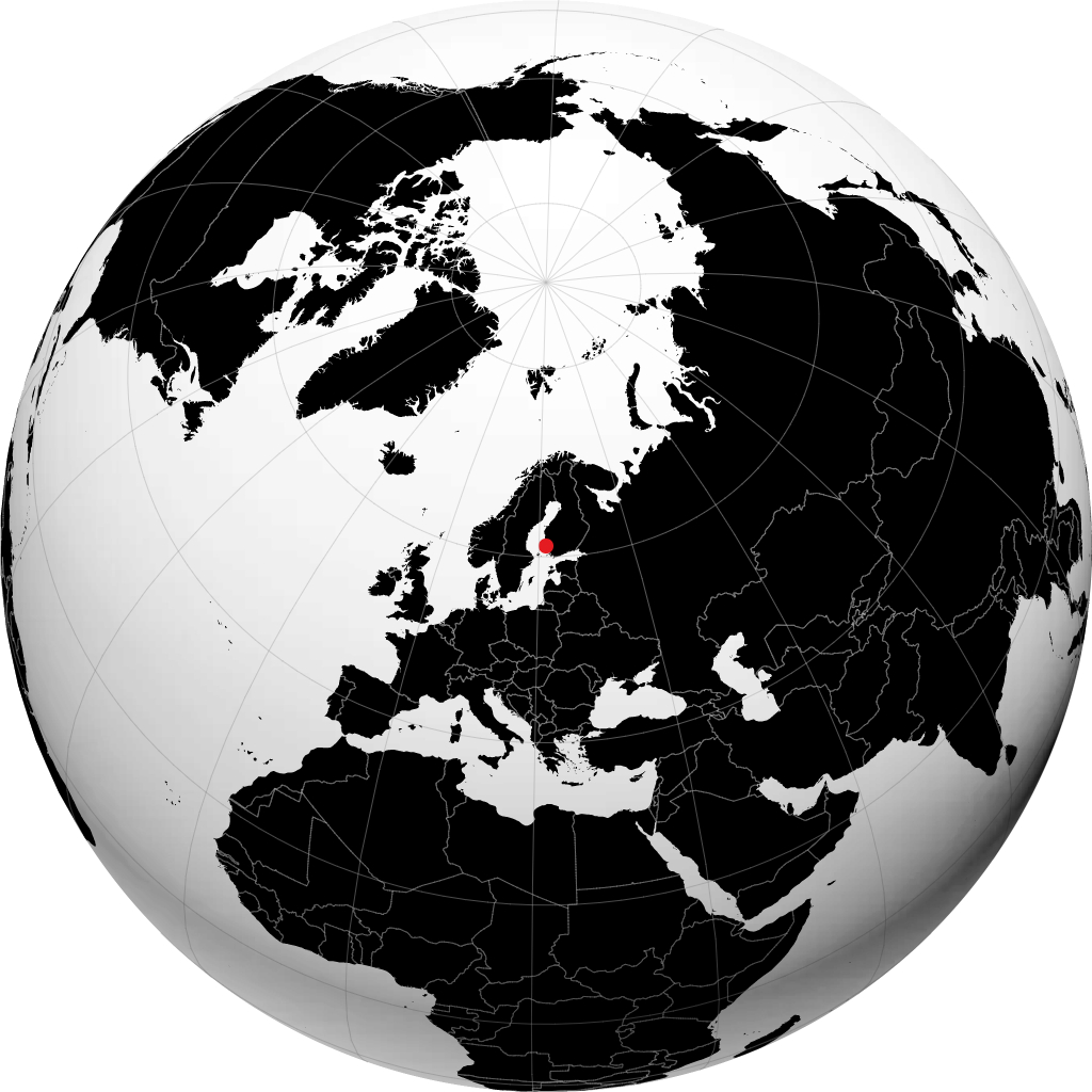 Rauma sur le globe