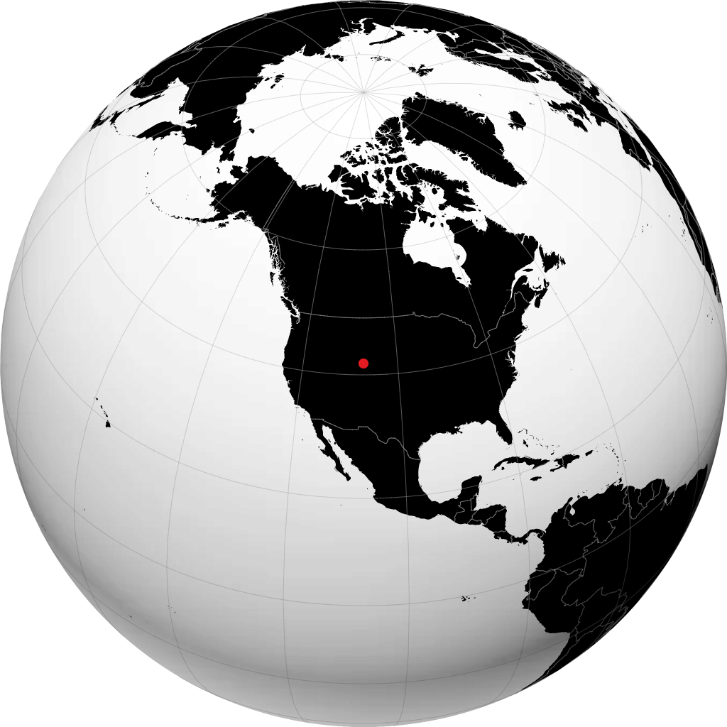 Rawlins sur le globe