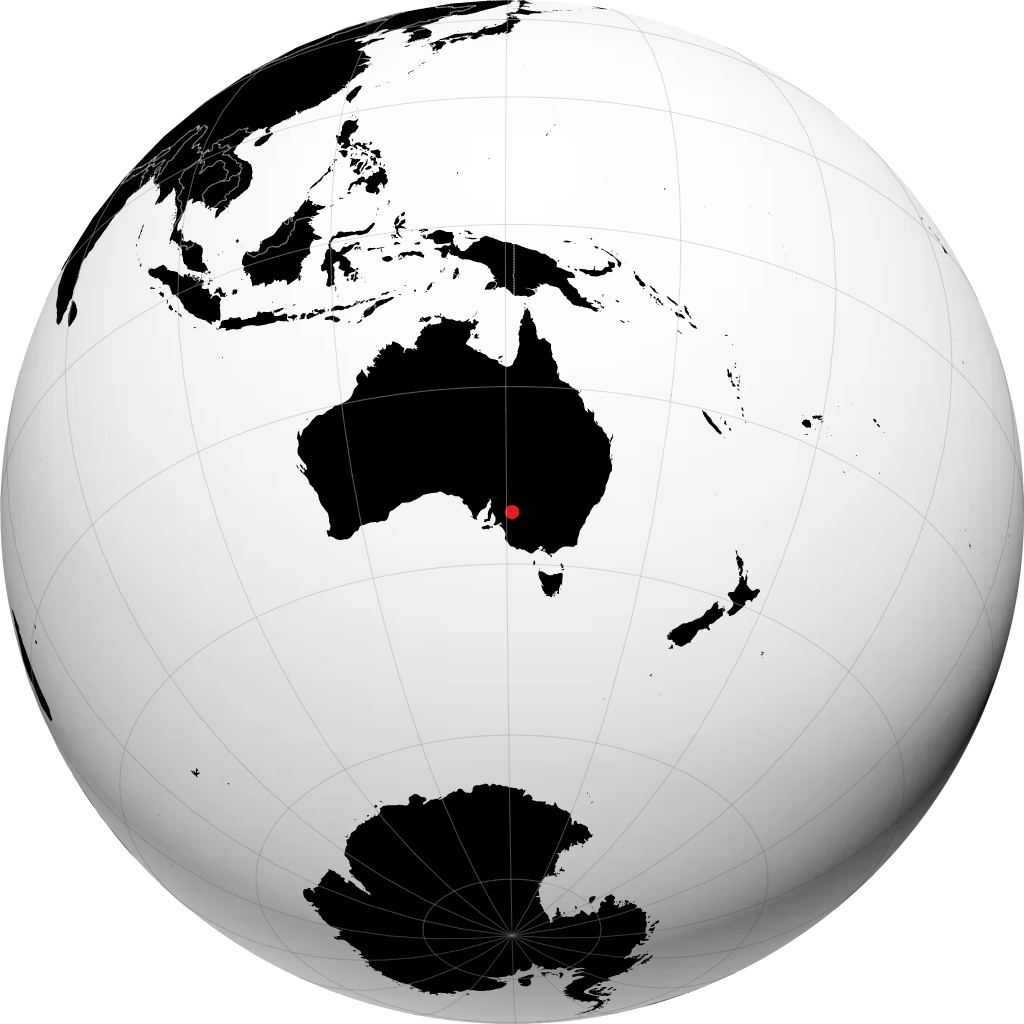 Renmark sur le globe
