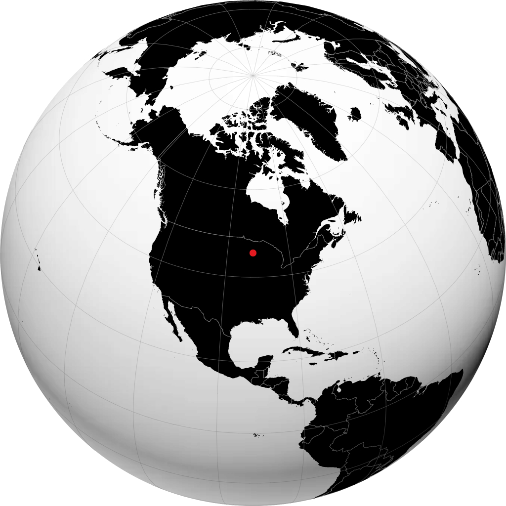 Rice Lake sur le globe