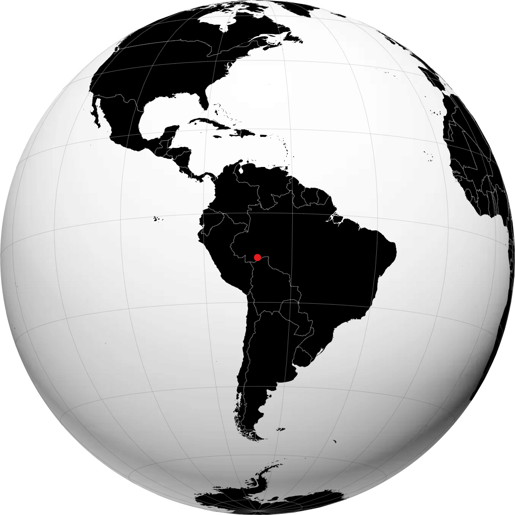 Rio Branco sur le globe
