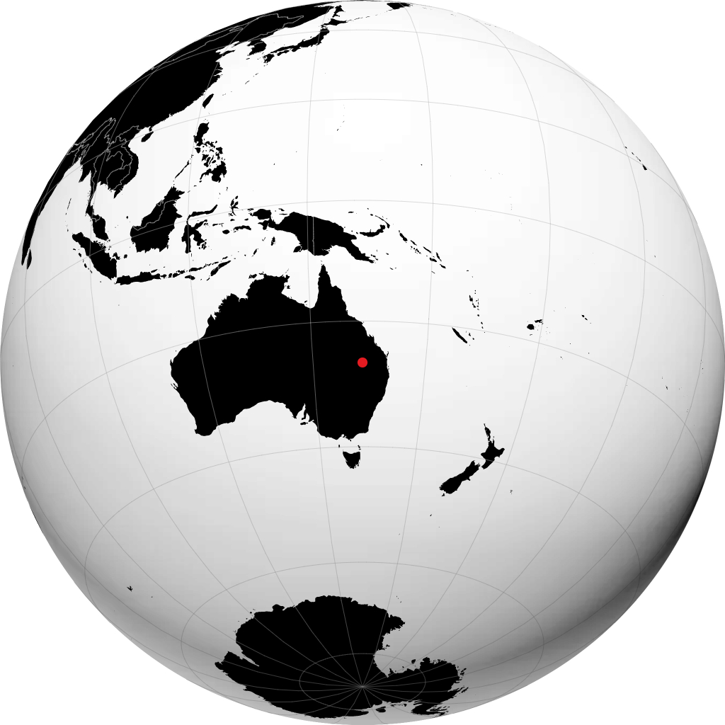 Roma sur le globe