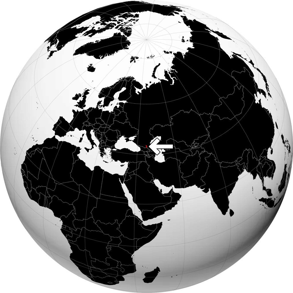 Ingouchie sur le globe