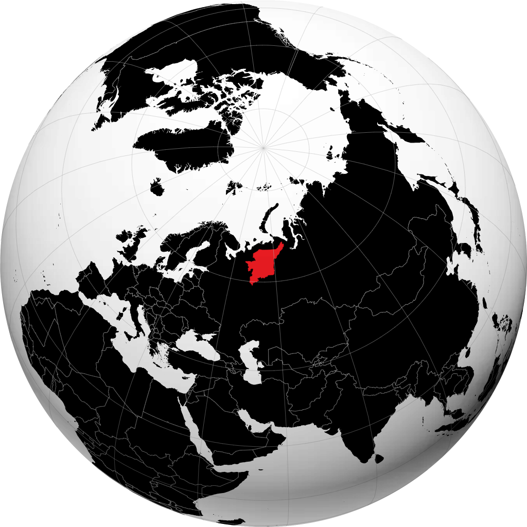 Komi sur le globe