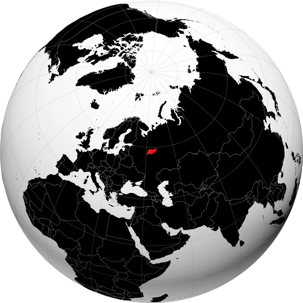 Oblast de Kostroma sur le globe