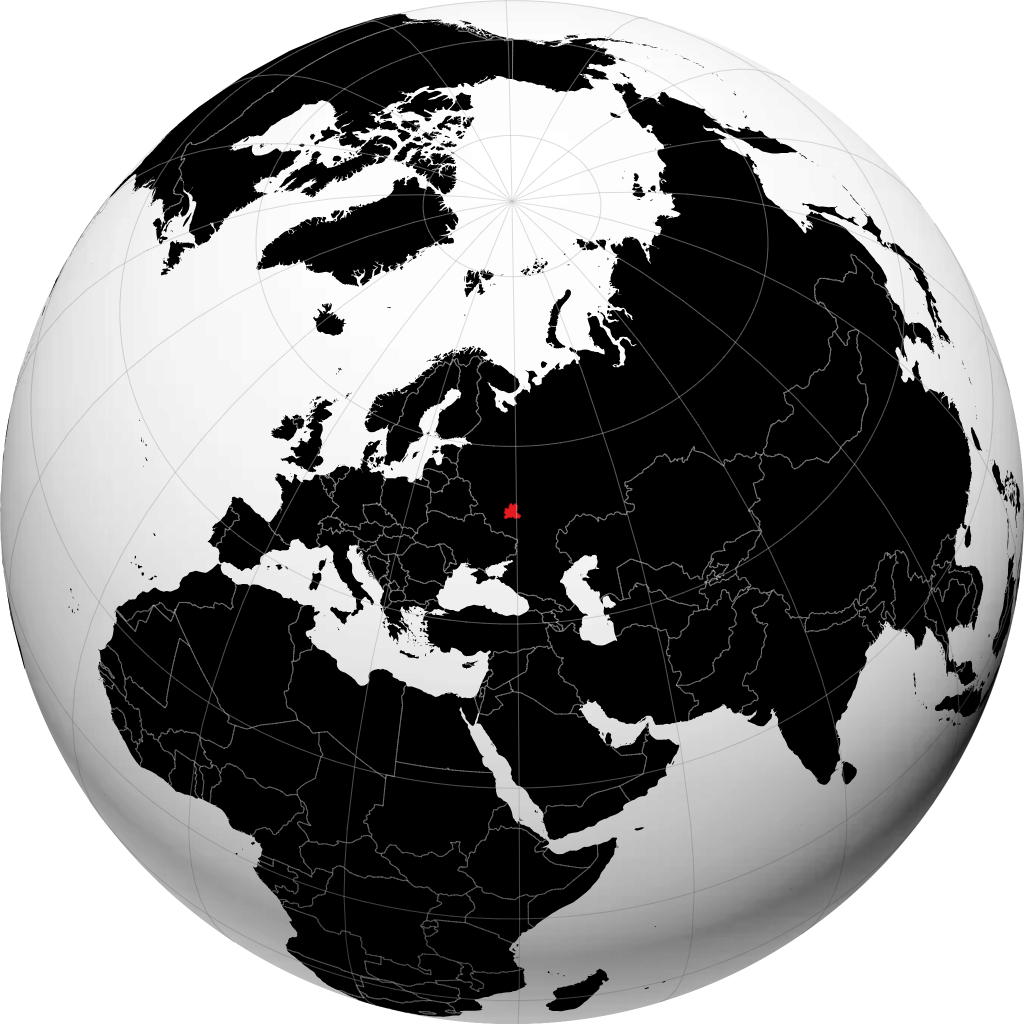 Oblast de Lipetsk sur le globe