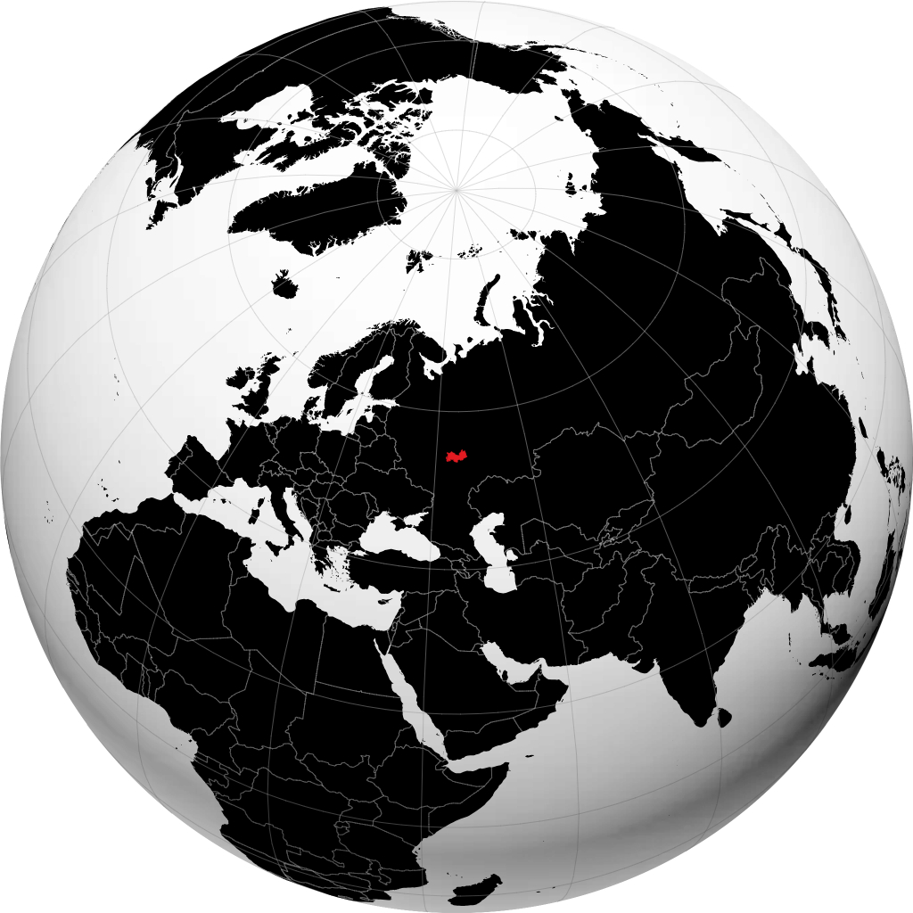 Mordovie sur le globe