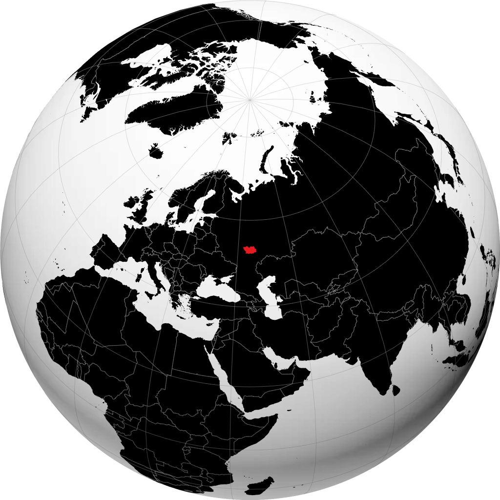 Oblast de Penza sur le globe