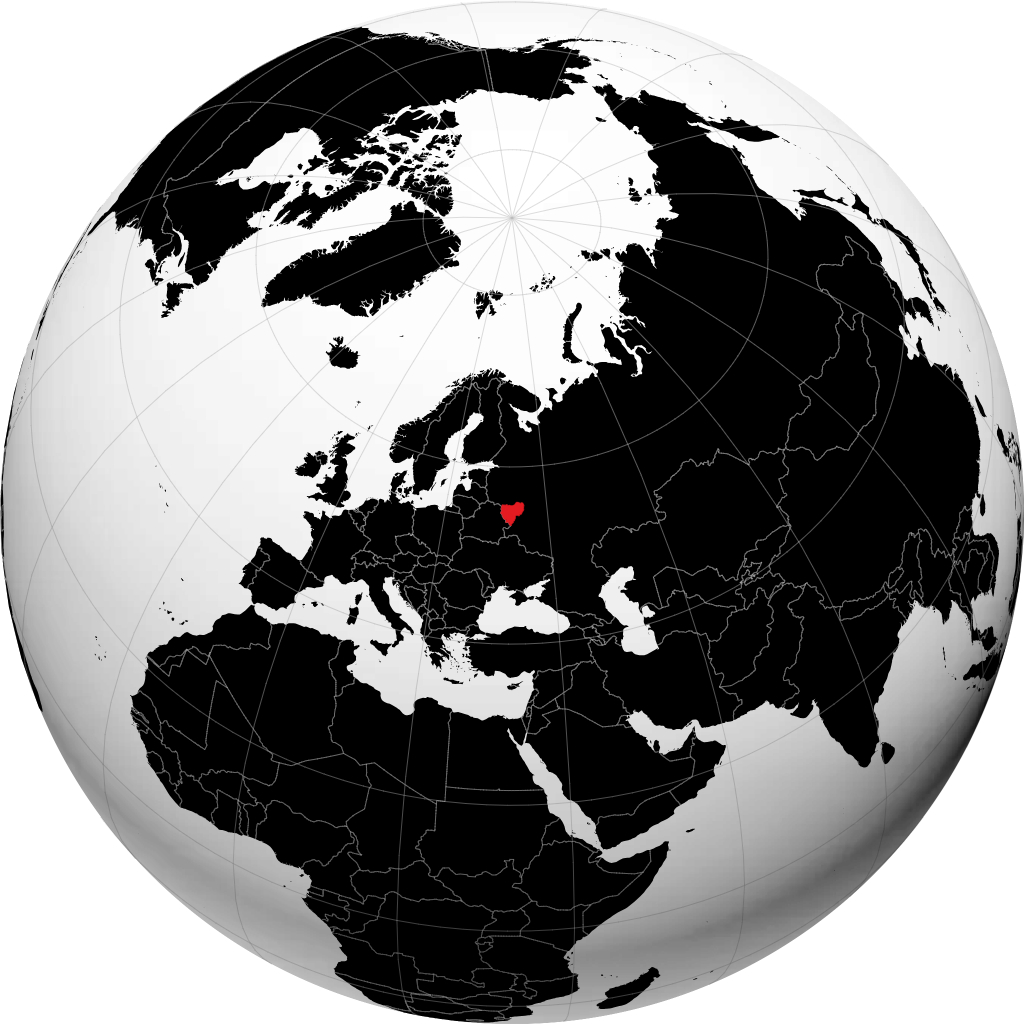 Oblast de Smolensk sur le globe