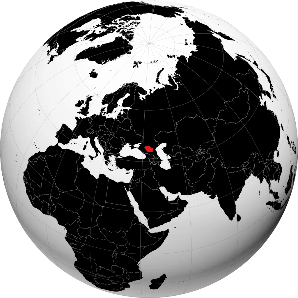 Kraï de Stavropol sur le globe