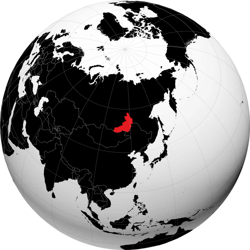 Territoire de Zabaïkalie sur le globe