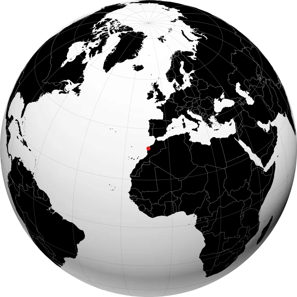 Safi sur le globe
