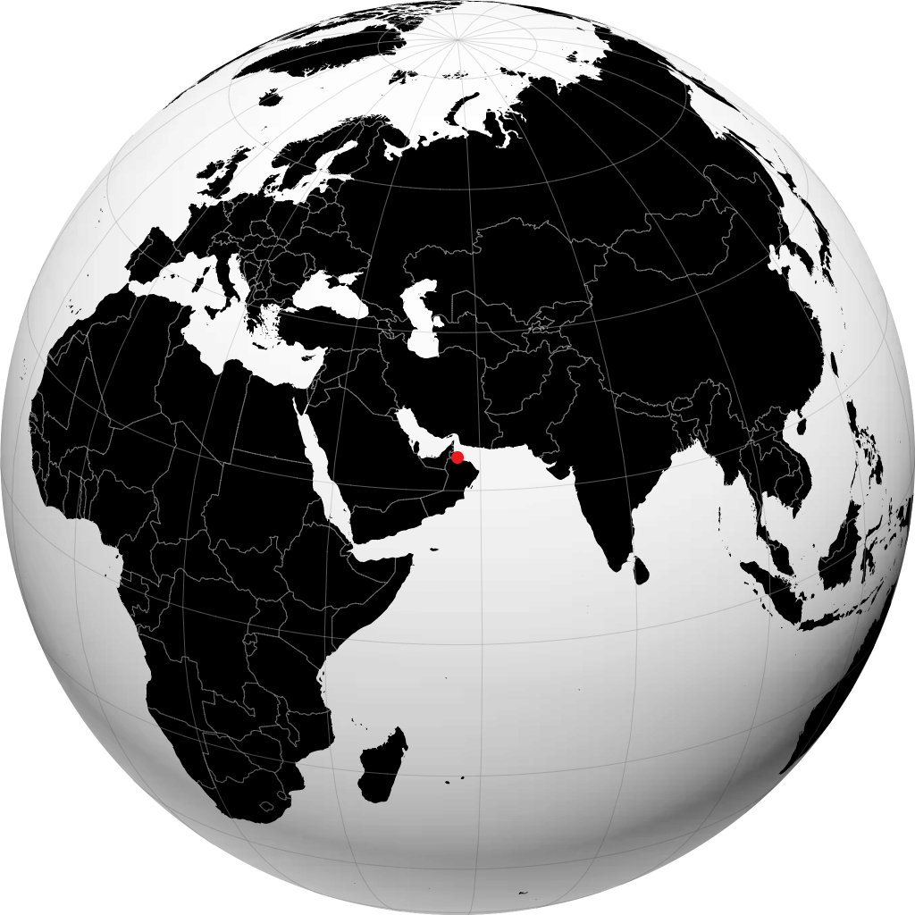 Saham sur le globe