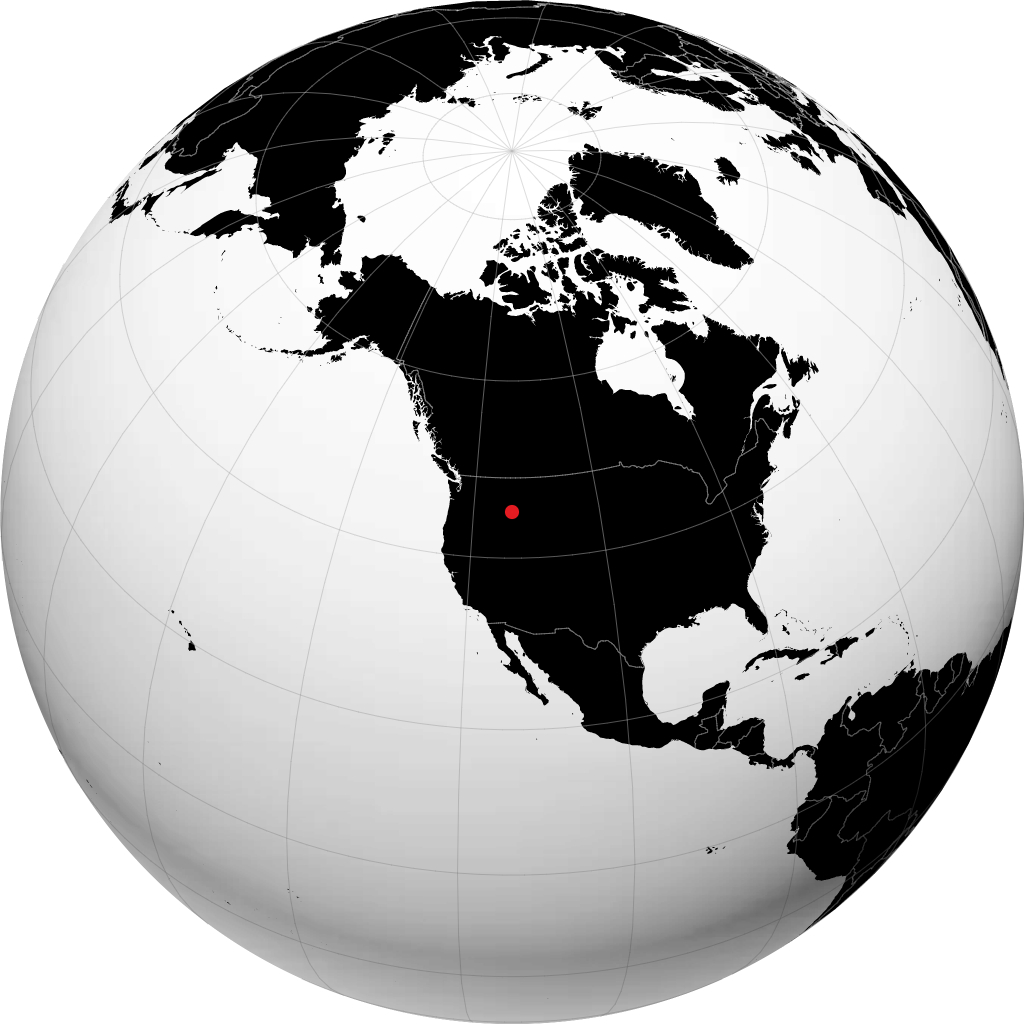 Salmon sur le globe
