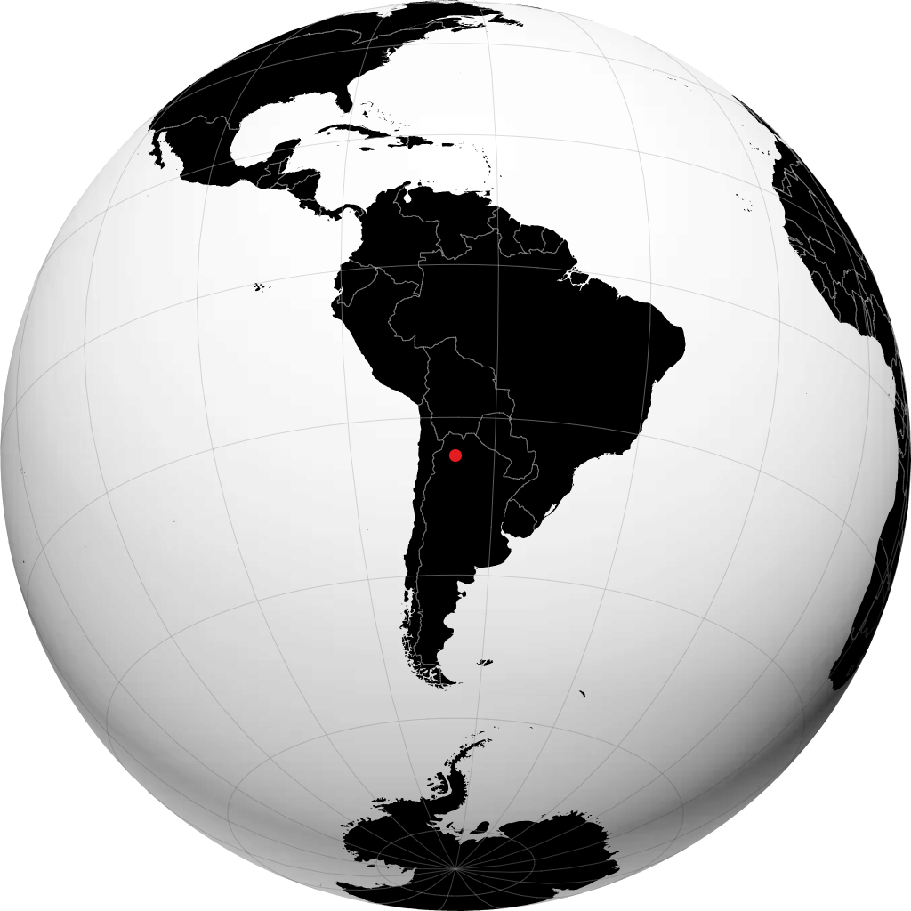 Salta sur le globe