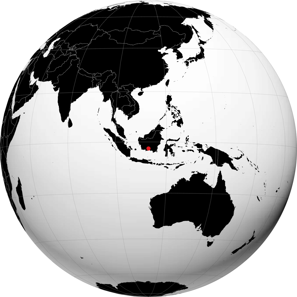 Sampit sur le globe