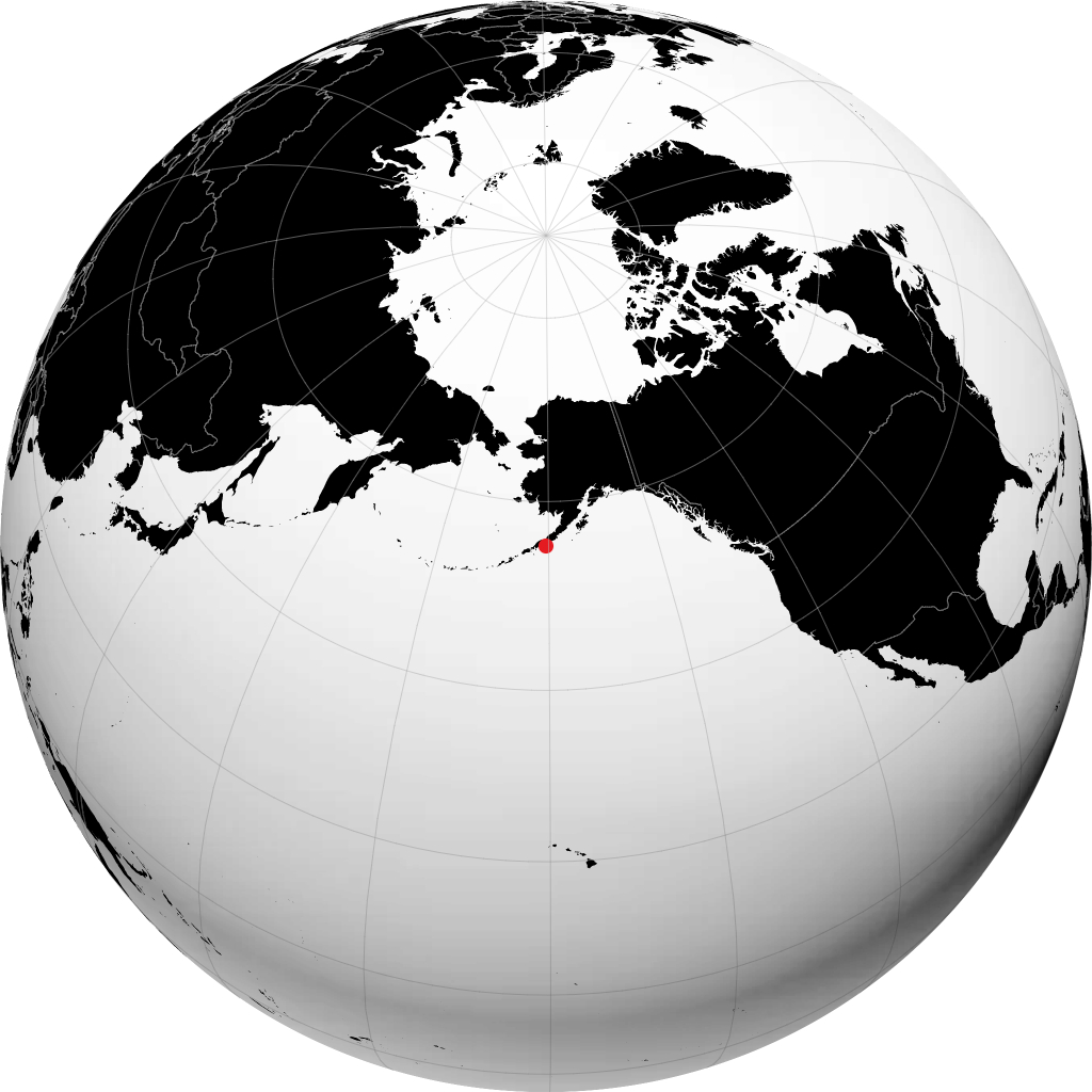Sand Point sur le globe