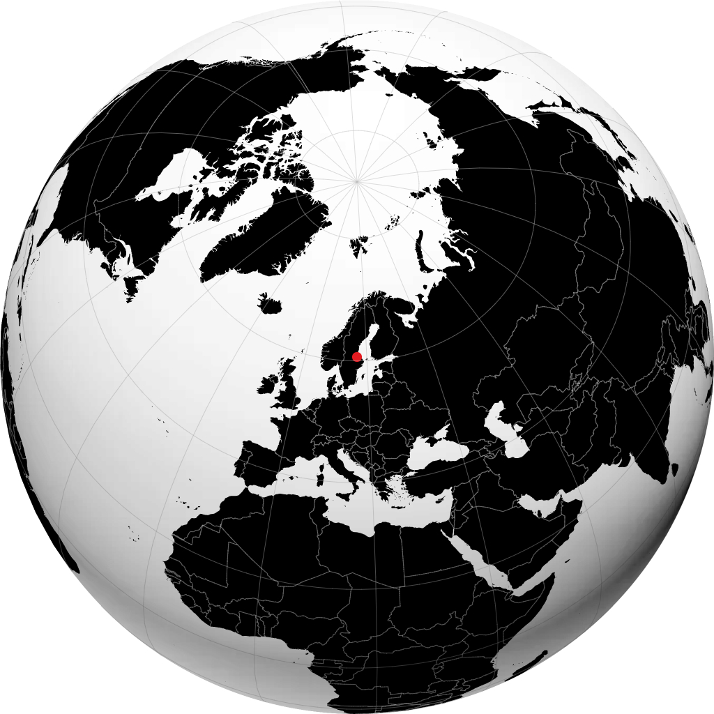 Sandviken sur le globe