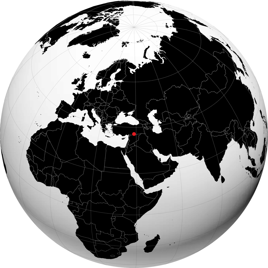 Sanliurfa sur le globe