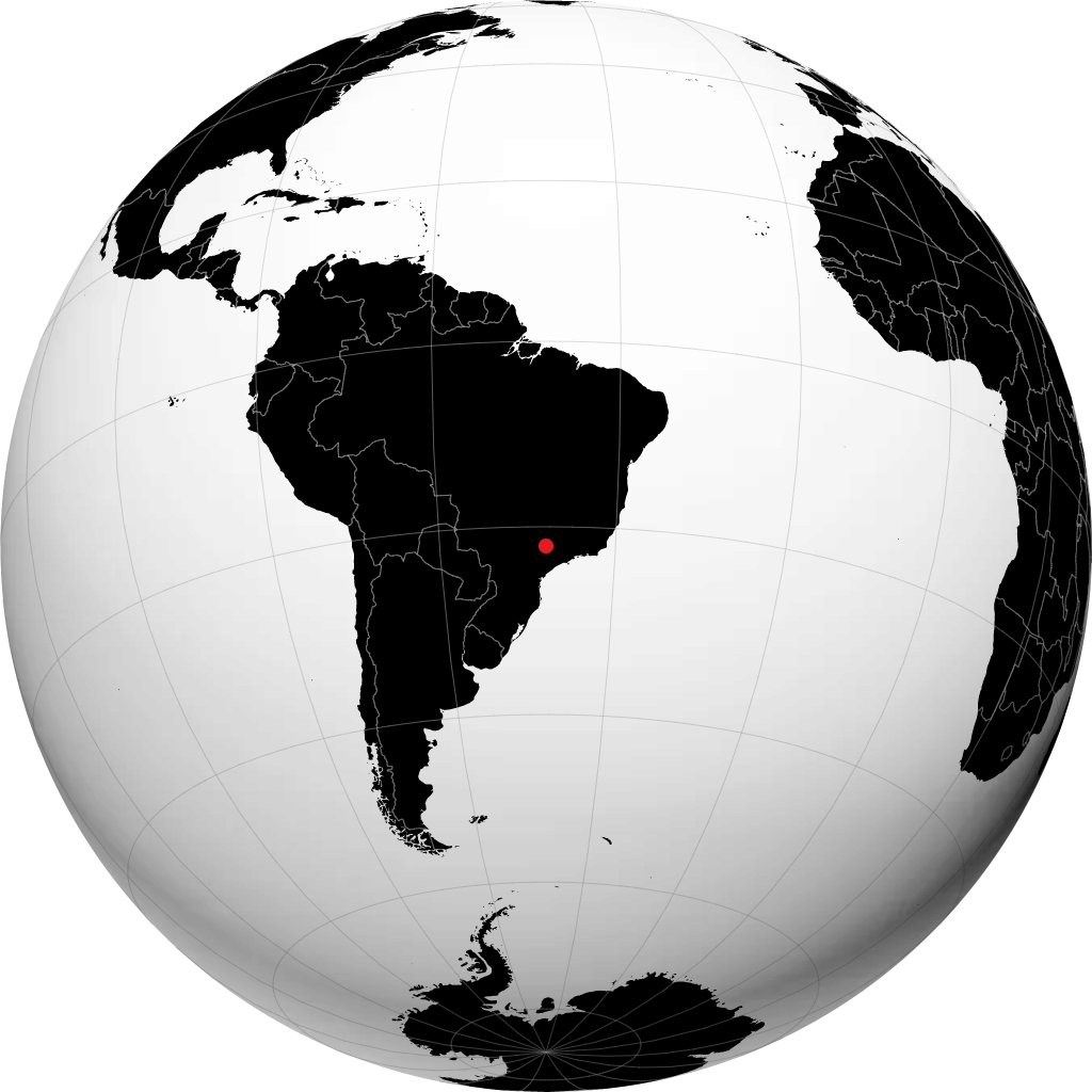 São Carlos sur le globe