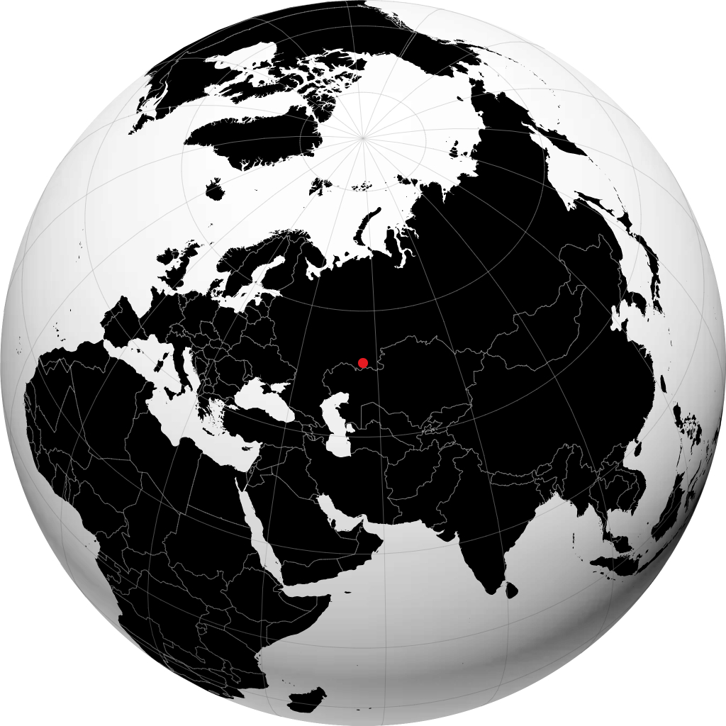 Saraktash sur le globe