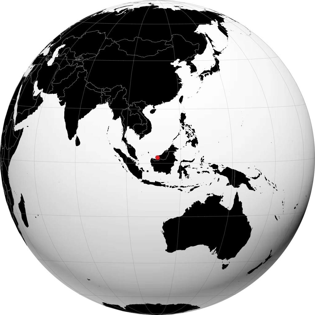 Sarikei sur le globe