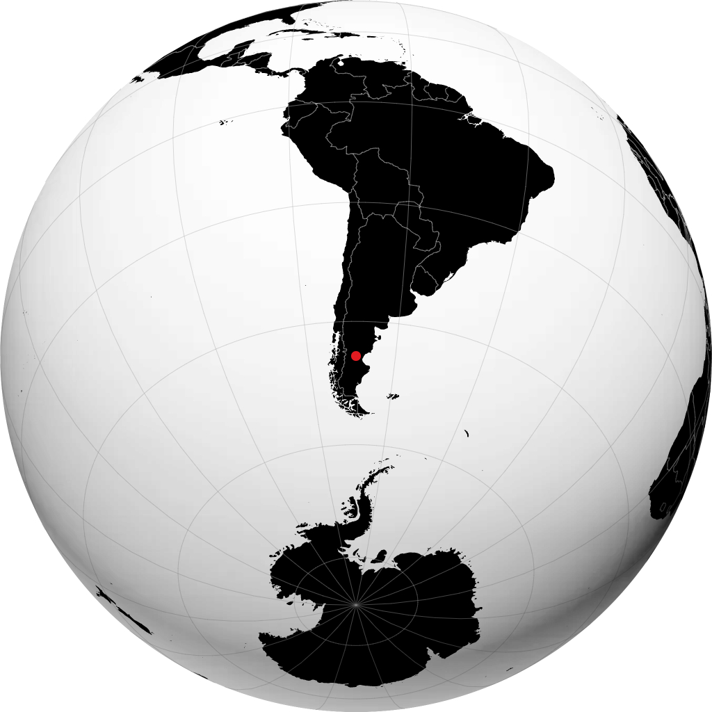 Sarmiento sur le globe