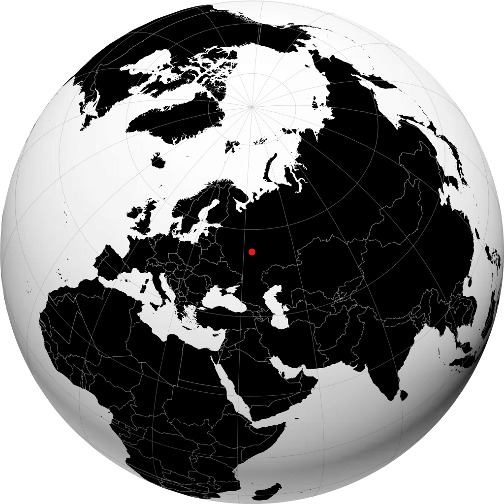 Sarov sur le globe