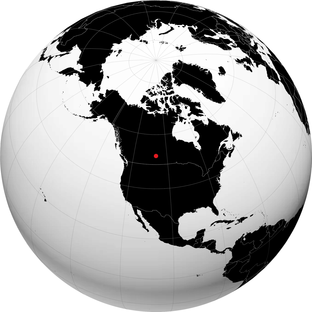 Saskatoon sur le globe