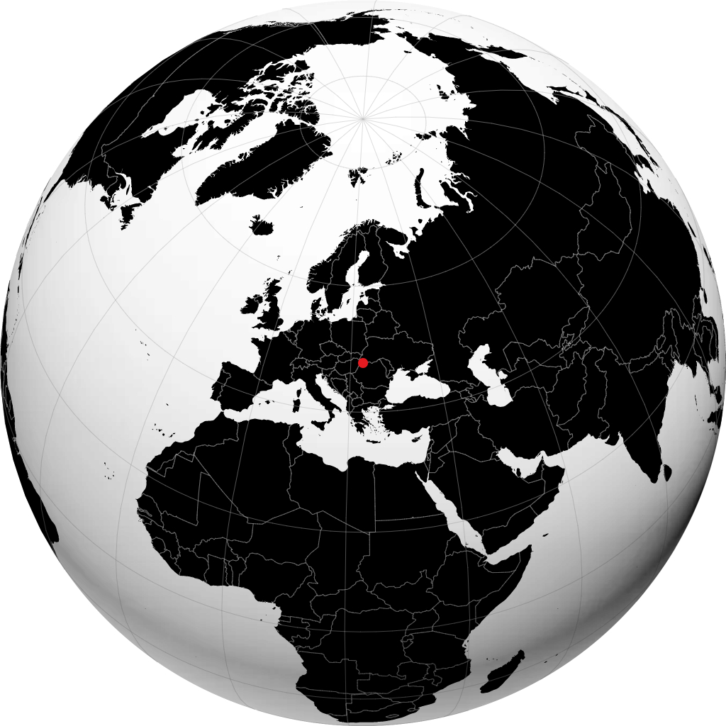 Satu Mare sur le globe